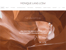 Tablet Screenshot of moniquelanglcsw.com